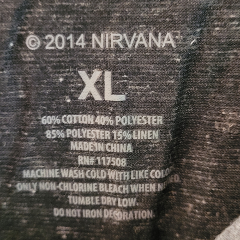 Nirvana Baseball Jersey - Grey Yellow - Picture 5 of 5